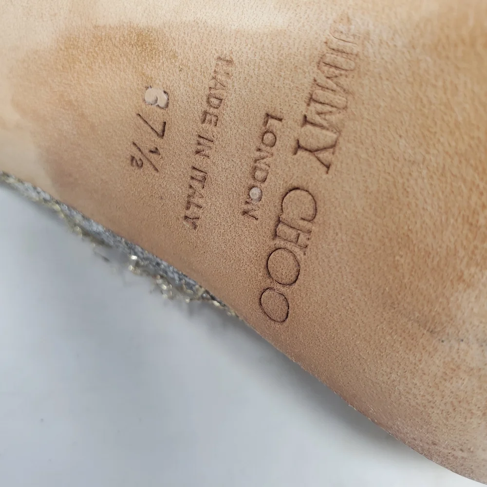 Jimmy Choo Champagne Pumps - Picture 5 of 7